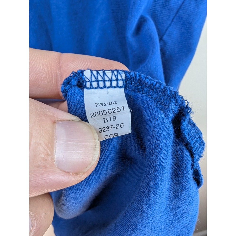 Duluth Trading Co Spillfighter Longtail T Shirt Mens M Blue Long Sleeve 73282 - Picture 5 of 9